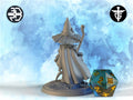 Pumpkin Wizard Miniature, Pepo | Twin Goddess Miniatures | Tabletop RPG Miniature | Roleplaying 3D Printed Fantasy Mini - 3DPrintDen