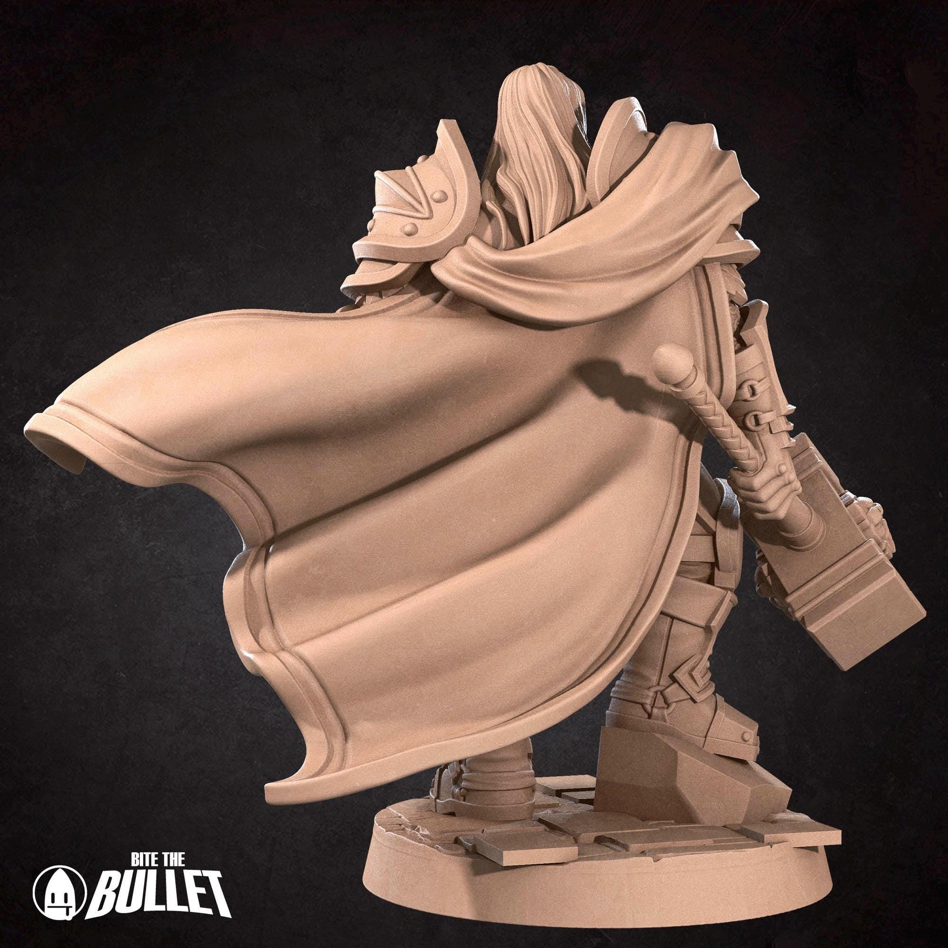 Paladin Prince Miniature, Arthas | Tabletop RPG Miniature | Bite the Bullet | Roleplaying 3D Printed Fantasy Mini - 3DPrintDen