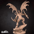 Night Elf Demon Hunter Miniature, Illidan | Tabletop RPG Miniature | Bite the Bullet | Roleplaying 3D Printed Fantasy Mini - 3DPrintDen