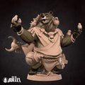 Bear Bard Miniature | Tabletop RPG Miniature | Bite the Bullet | Roleplaying 3D Printed Fantasy Mini - 3DPrintDen