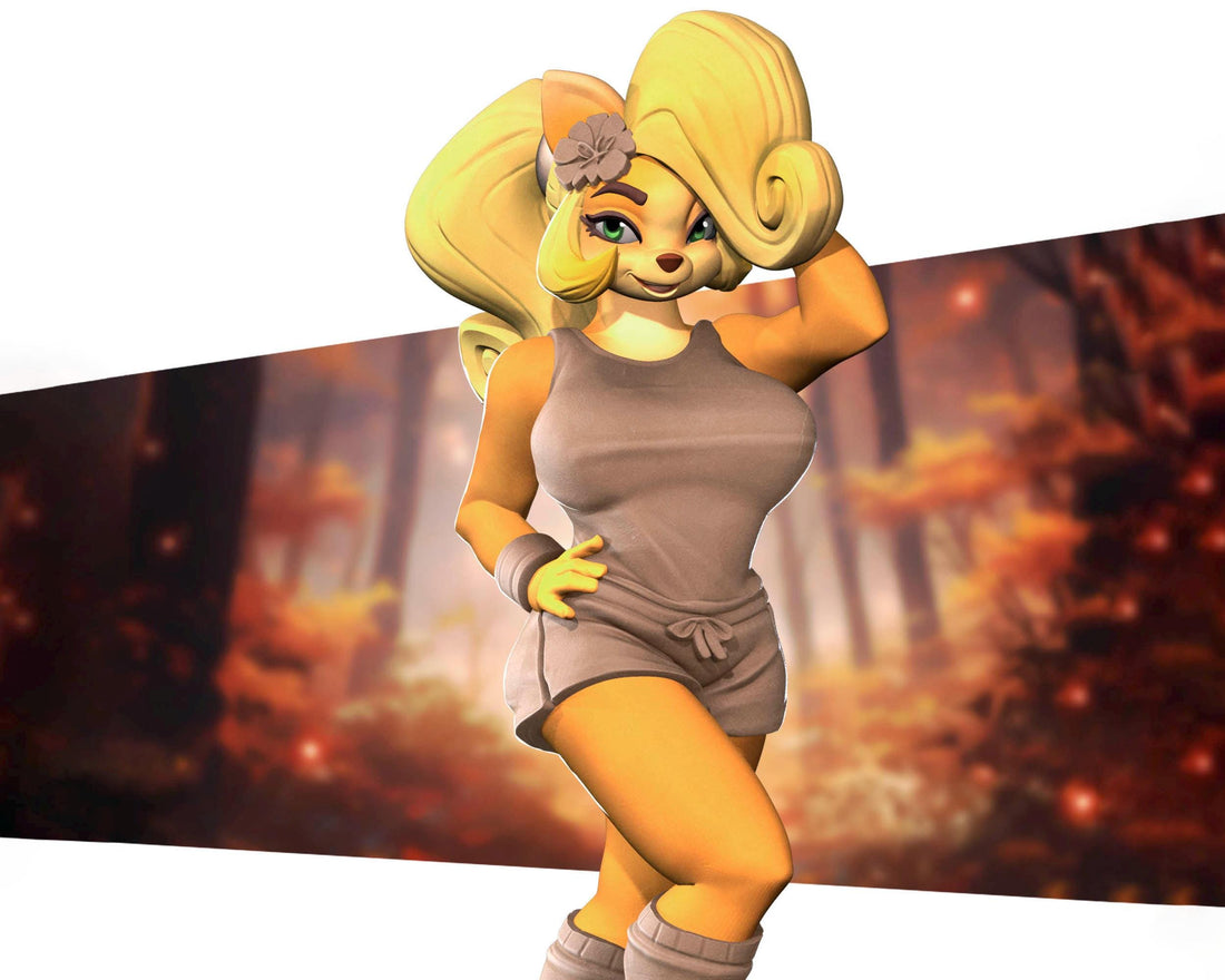 Female Bandicoot Miniature | Tabletop RPG Miniature | Bite the Bullet | Roleplaying 3D Printed Fantasy Mini - 3DPrintDen