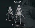 Female Rogue Miniature | Tabletop RPG Miniature | Galaad Miniatures | Roleplaying 3D Printed Fantasy Mini - 3DPrintDen