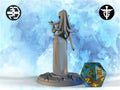 Gorgon Miniature, Iset | Twin Goddess Miniatures | Tabletop RPG Miniature | Roleplaying 3D Printed Fantasy Mini - 3DPrintDen
