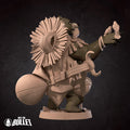 Bear Bard Miniature | Tabletop RPG Miniature | Bite the Bullet | Roleplaying 3D Printed Fantasy Mini - 3DPrintDen