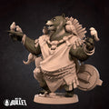 Bear Bard Miniature | Tabletop RPG Miniature | Bite the Bullet | Roleplaying 3D Printed Fantasy Mini - 3DPrintDen