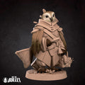 Owlfolk Gatherer Miniature | Tabletop RPG Miniature | Bite the Bullet | Roleplaying 3D Printed Fantasy Mini - 3DPrintDen