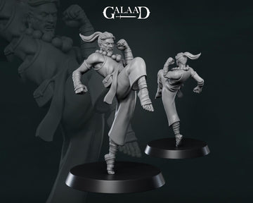 Monk Miniature | Tabletop RPG Miniature | Galaad Miniatures | Roleplaying 3D Printed Fantasy Mini - 3DPrintDen