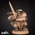 Dog Warrior Miniature | Tabletop RPG Miniature | Bite the Bullet | Roleplaying 3D Printed Fantasy Mini - 3DPrintDen