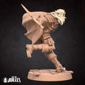 Elf Rogue Miniature | Tabletop RPG Miniature | Bite the Bullet | Roleplaying 3D Printed Fantasy Mini - 3DPrintDen