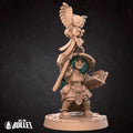 Female Gnome Wizard Miniature | Tabletop RPG Miniature | Bite the Bullet | Roleplaying 3D Printed Fantasy Mini - 3DPrintDen