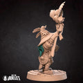 Female Gnome Wizard Miniature | Tabletop RPG Miniature | Bite the Bullet | Roleplaying 3D Printed Fantasy Mini - 3DPrintDen