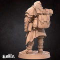 Paladin Miniature | Tabletop RPG Miniature | Bite the Bullet | Roleplaying 3D Printed Fantasy Mini - 3DPrintDen