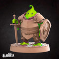 Plasmoid Warrior Miniature | Tabletop RPG Miniature | Bite the Bullet | Roleplaying 3D Printed Fantasy Mini - 3DPrintDen