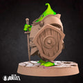 Plasmoid Warrior Miniature | Tabletop RPG Miniature | Bite the Bullet | Roleplaying 3D Printed Fantasy Mini - 3DPrintDen