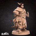 Female Tiefling Cleric Miniature | Tabletop RPG Miniature | Bite the Bullet | Roleplaying 3D Printed Fantasy Mini - 3DPrintDen
