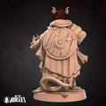 Female Tiefling Cleric Miniature | Tabletop RPG Miniature | Bite the Bullet | Roleplaying 3D Printed Fantasy Mini - 3DPrintDen