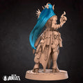 Female Triton Sorcerer Miniature | Tabletop RPG Miniature | Bite the Bullet | Roleplaying 3D Printed Fantasy Mini - 3DPrintDen