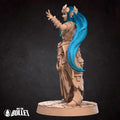 Female Triton Sorcerer Miniature | Tabletop RPG Miniature | Bite the Bullet | Roleplaying 3D Printed Fantasy Mini - 3DPrintDen