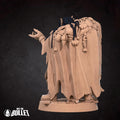 Triton Warlock Miniature | Tabletop RPG Miniature | Bite the Bullet | Roleplaying 3D Printed Fantasy Mini - 3DPrintDen
