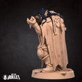 Triton Warlock Miniature | Tabletop RPG Miniature | Bite the Bullet | Roleplaying 3D Printed Fantasy Mini - 3DPrintDen