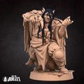 Triton Warlock Miniature | Tabletop RPG Miniature | Bite the Bullet | Roleplaying 3D Printed Fantasy Mini - 3DPrintDen
