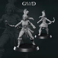 Amazon Miniature | Tabletop RPG Miniature | Galaad Miniatures | Roleplaying 3D Printed Fantasy Mini - 3DPrintDen