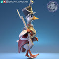Duck Soldier Miniature | Tabletop RPG Miniature | Pepunki Creatures | Roleplaying 3D Printed Fantasy Mini - 3DPrintDen