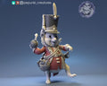 Quokka Soldier Miniature | Tabletop RPG Miniature | Pepunki Creatures | Roleplaying 3D Printed Fantasy Mini - 3DPrintDen