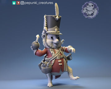 Quokka Soldier Miniature | Tabletop RPG Miniature | Pepunki Creatures | Roleplaying 3D Printed Fantasy Mini - 3DPrintDen