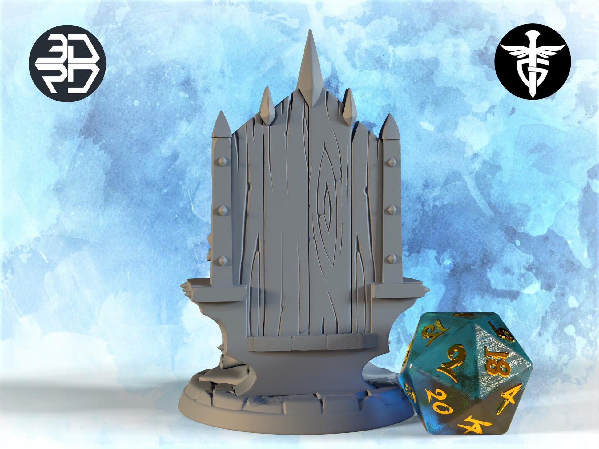 Goblin King Miniature | Twin Goddess Miniatures | Tabletop RPG Miniature | Roleplaying 3D Printed Fantasy Mini - 3DPrintDen