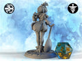 Female Bard Miniature, Kezie | Twin Goddess Miniatures | Tabletop RPG Miniature | Roleplaying 3D Printed Fantasy Mini - 3DPrintDen