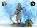 Female Reaper Miniature, Morana | Twin Goddess Miniatures | Tabletop RPG Miniature | Roleplaying 3D Printed Fantasy Mini - 3DPrintDen
