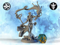 Orc Warlock Miniature | Twin Goddess Miniatures | Tabletop RPG Miniature | Roleplaying 3D Printed Fantasy Mini - 3DPrintDen