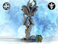 Female Stone Golem Miniature | Twin Goddess Miniatures | Tabletop RPG Miniature | Roleplaying 3D Printed Fantasy Mini - 3DPrintDen