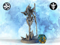 Ice Golem Miniature | Twin Goddess Miniatures | Tabletop RPG Miniature | Roleplaying 3D Printed Fantasy Mini - 3DPrintDen