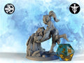 Dice Goblin Miniature | Twin Goddess Miniatures | Tabletop RPG Miniature | Roleplaying 3D Printed Fantasy Mini - 3DPrintDen