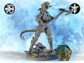 Female Tiefling Barbarian Miniature, Charla | Twin Goddess Miniatures | Tabletop RPG Miniature | Roleplaying 3D Printed Fantasy Mini - 3DPrintDen