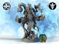 Genasi Queen Miniature | Twin Goddess Miniatures | Tabletop RPG Miniature | Roleplaying 3D Printed Fantasy Mini - 3DPrintDen