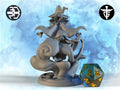 Witch Queen Miniature | Twin Goddess Miniatures | Tabletop RPG Miniature | Roleplaying 3D Printed Fantasy Mini - 3DPrintDen