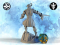Warlock Miniature, Will | Twin Goddess Miniatures | Tabletop RPG Miniature | Roleplaying 3D Printed Fantasy Mini - 3DPrintDen