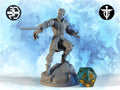 Warlock Miniature, Will | Twin Goddess Miniatures | Tabletop RPG Miniature | Roleplaying 3D Printed Fantasy Mini - 3DPrintDen