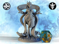 Goddess of the Dunes Miniature, Sehkti | Twin Goddess Miniatures | Tabletop RPG Miniature | Roleplaying 3D Printed Fantasy Mini - 3DPrintDen