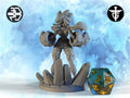 Magma Elemental Miniature, Tephra | Twin Goddess Miniatures | Tabletop RPG Miniature | Roleplaying 3D Printed Fantasy Mini - 3DPrintDen