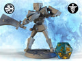 Gelatinous Cube Hunter Miniature | Twin Goddess Miniatures | Tabletop RPG Miniature | Roleplaying 3D Printed Fantasy Mini - 3DPrintDen