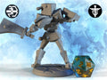 Gelatinous Cube Hunter Miniature | Twin Goddess Miniatures | Tabletop RPG Miniature | Roleplaying 3D Printed Fantasy Mini - 3DPrintDen