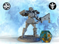 Gelatinous Cube Hunter Miniature | Twin Goddess Miniatures | Tabletop RPG Miniature | Roleplaying 3D Printed Fantasy Mini - 3DPrintDen