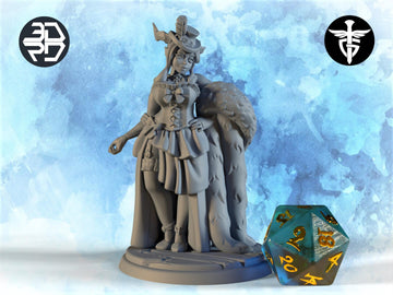 Saloon Succubus Miniature | Twin Goddess Miniatures | Tabletop RPG Miniature | Roleplaying 3D Printed Fantasy Mini - 3DPrintDen