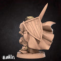 Dog Warrior Miniature | Tabletop RPG Miniature | Bite the Bullet | Roleplaying 3D Printed Fantasy Mini - 3DPrintDen