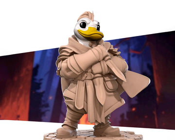 Duck Rogue Miniature | Tabletop RPG Miniature | Bite the Bullet | Roleplaying 3D Printed Fantasy Mini - 3DPrintDen