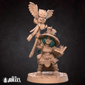 Female Gnome Wizard Miniature | Tabletop RPG Miniature | Bite the Bullet | Roleplaying 3D Printed Fantasy Mini - 3DPrintDen